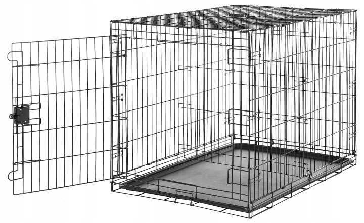 AMAZON BASICS Klatka Dla Psa 107x71x76 cm