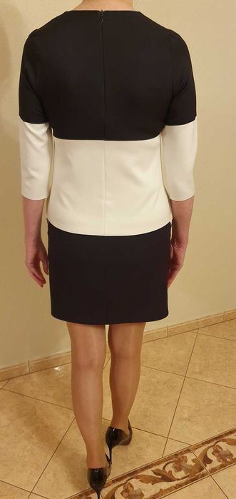 Czarno-biała Sukienka Roz. 36