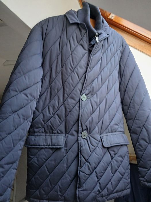 Ciemnogranatowa kurtka pikowanie Bytom