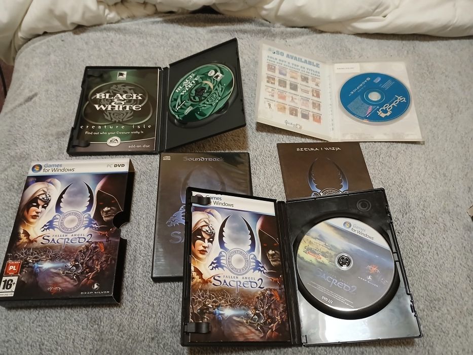 Zestaw gier pc rpg gothic witcher sacred