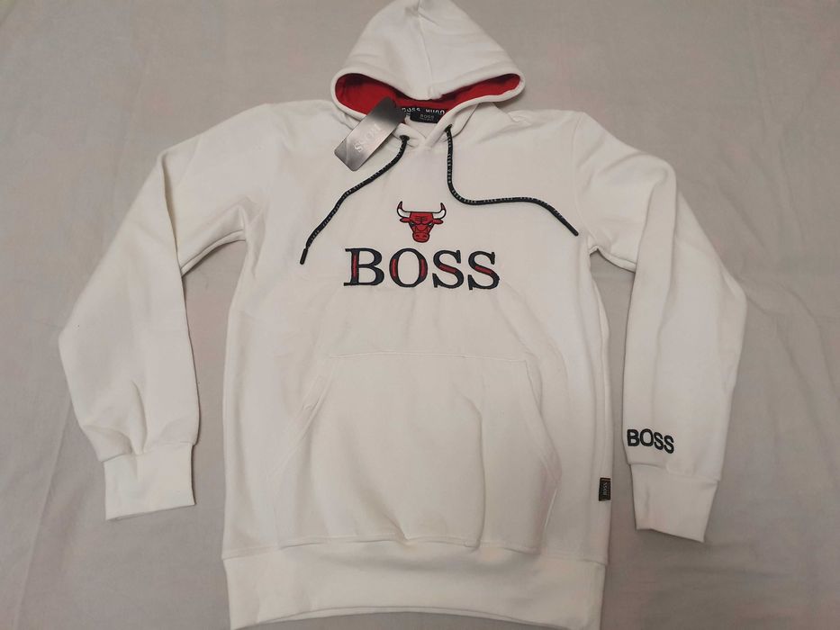 NOWA bluza Hugo Boss Chicago Bulls kangur bluzka z kapturem L