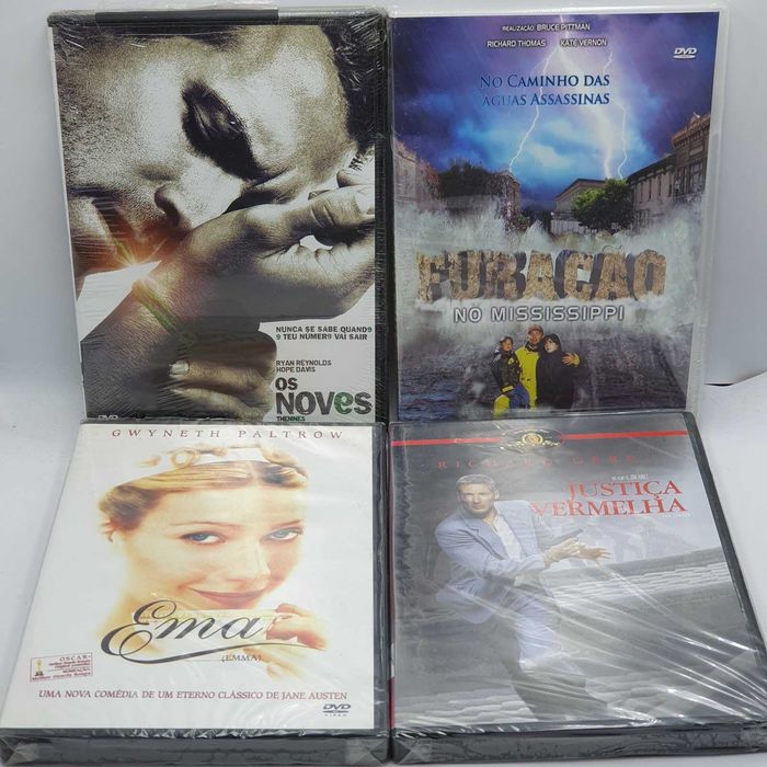 Lote 5/4 - Pack de 18 Filmes Novos e Selados em DVD - Ref.VI