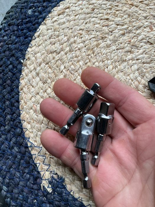 Набор 3 штуки якісних перехідників адаптерів карданчиків 1/4 3/8 1/2