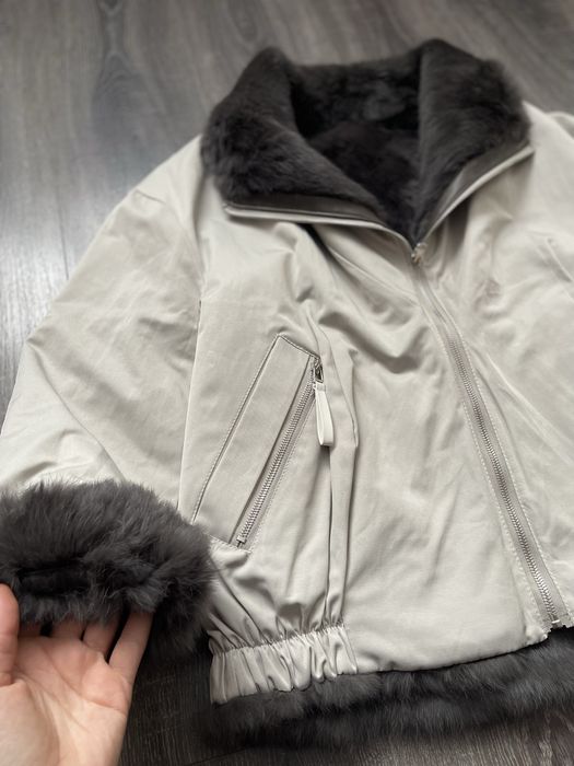 Двухстороння парка, шубка 2в1