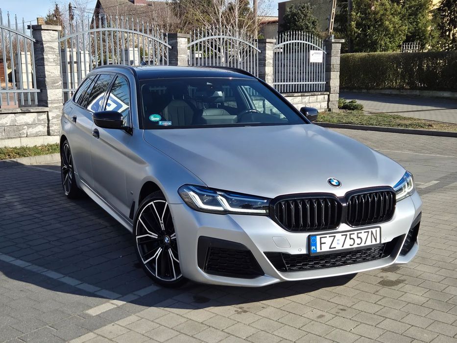 BMW Seria 5 BMW 530i M Sport Oklejony folią 117tys przebiegu FV23% Salon PL