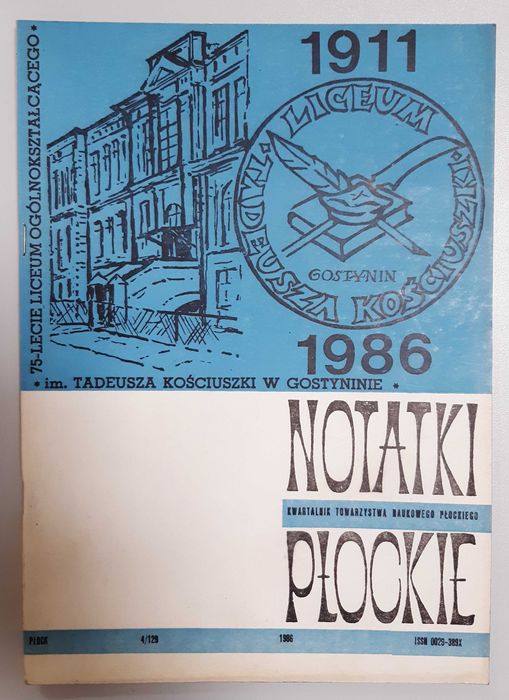 Liceum Ogólnokształcące w Gostyninie Notatki Płockie 1986