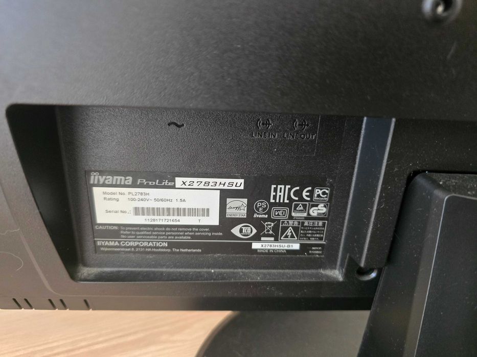 Монітор 27" iiyama ProLite X2783HSU-B1