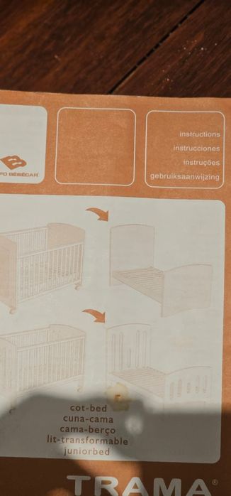 Cama Trama berço/ extensível