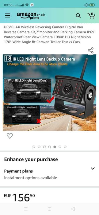 car/ track Wireless backup camera full new