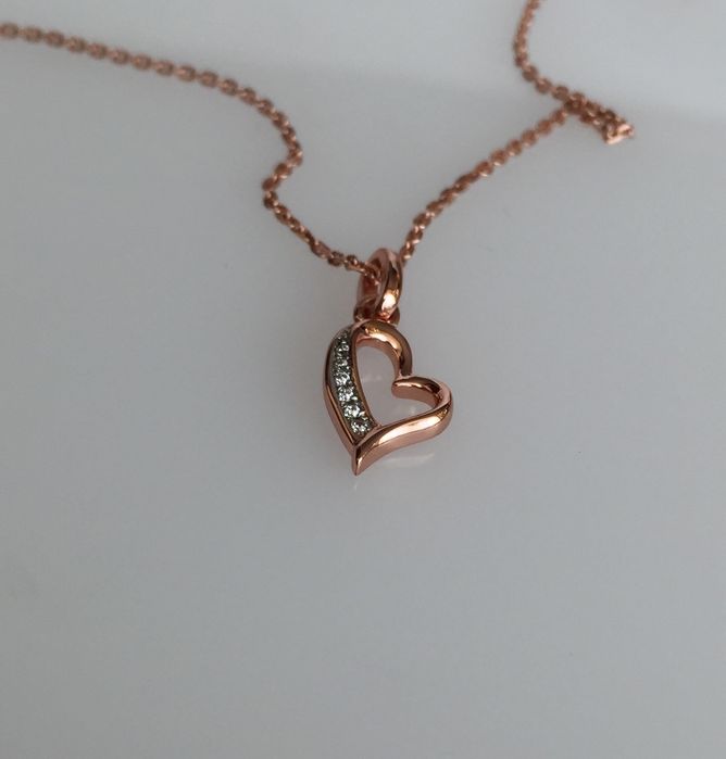 Знижка! Xenox срібна  цепочка,  цирконій, позолота, Австрія