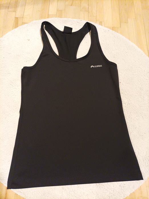 Czarny top treningowy rozm. L/XL