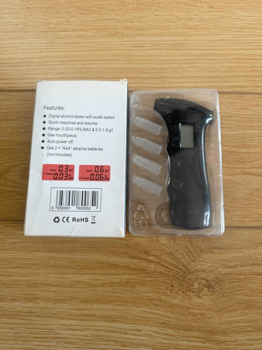 Aparelho detetor de álcool