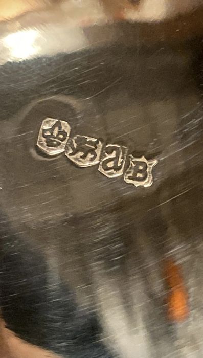 Taça de vinho em PRATA SHEFFIELD do séc.18 com brasão do Rei Jorge lll