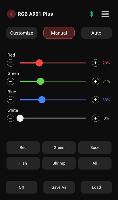 Chihiros RGB A901 Plus 90 cm + Commander 4 + suportes originais