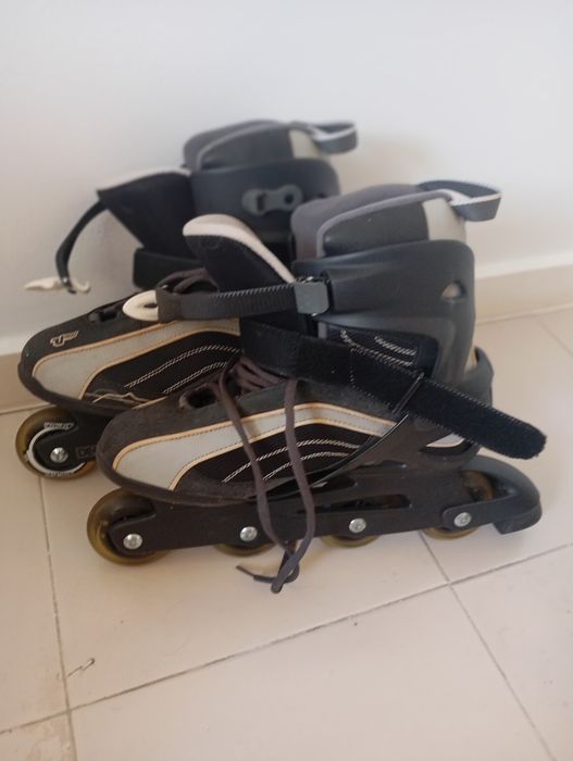 Patins em linha usados
