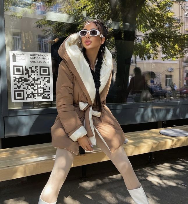 Зимова куртка кімоно