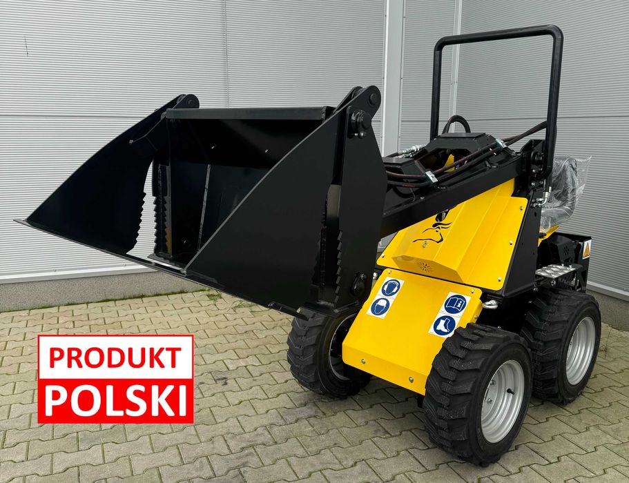 Miniładowarka mini ładowarka TUR Poland N525 skid steer widlak burtowa