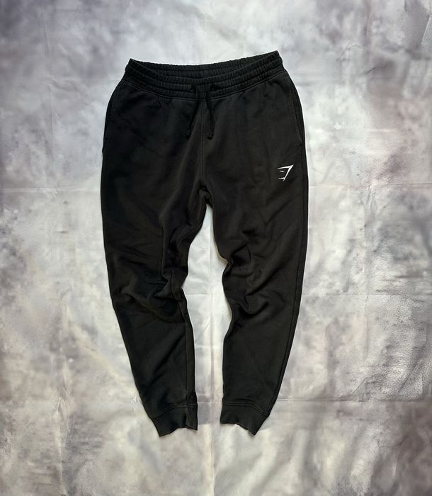 Spodnie dresowe sportowe czarne Gymshark unisex streetwear