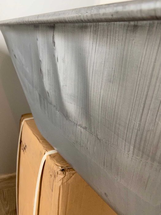 Zapasowa misa do taczki koryto wanna ocynkowana 100L powystawowa