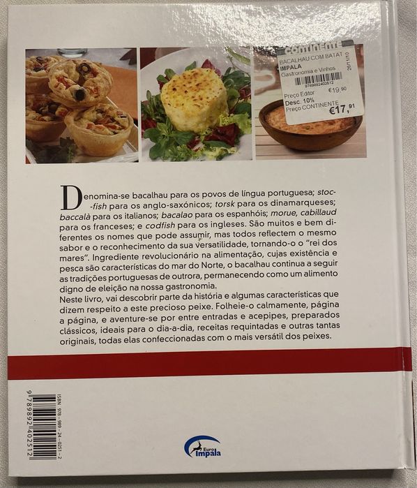 Livro Bacalhau com batatas