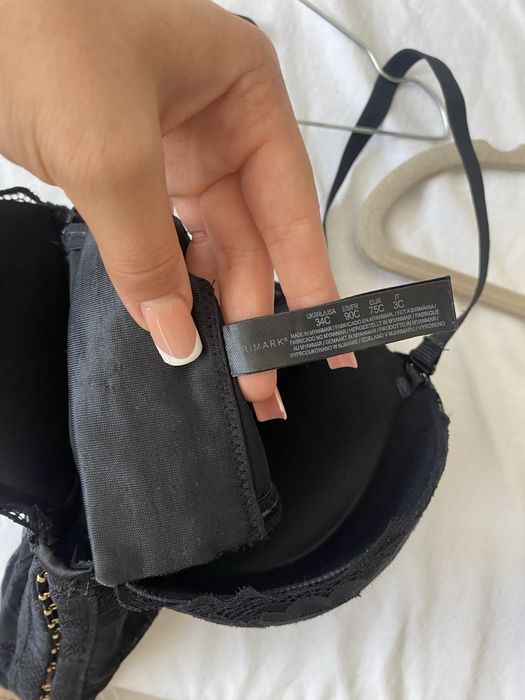 gorset czarny primark M 75C