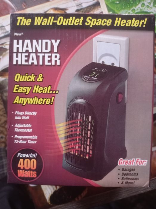 Портативний обігрівач Rovus Handy Heater 400W Black