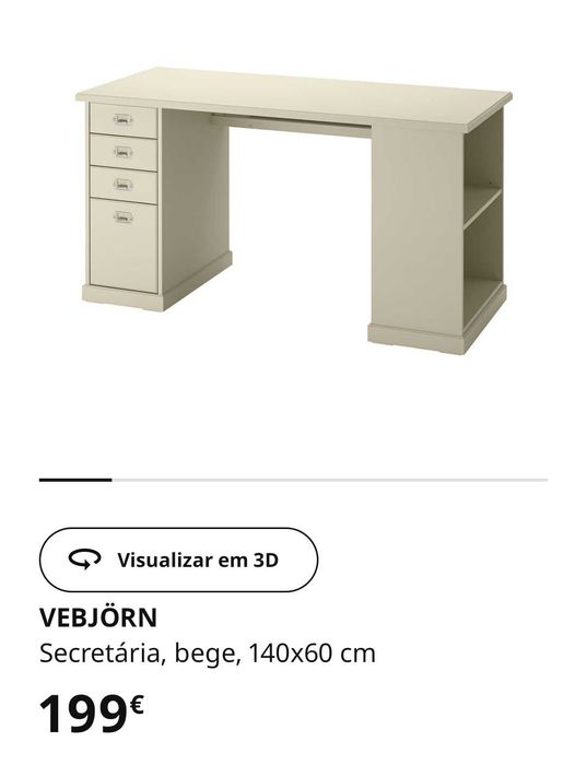 Ikea Desk with Drawer Unit64376368829699120