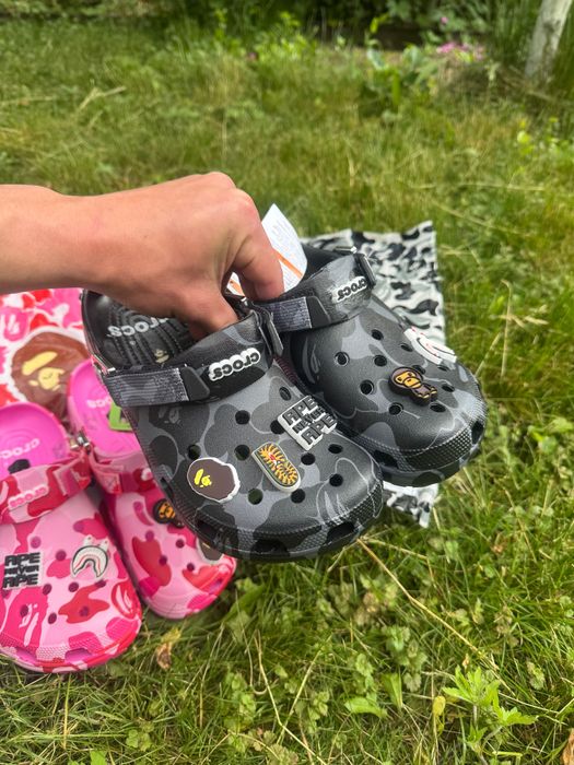 ‼️Розпродаж ‼️ Crocs x Bape/ крокси бейп