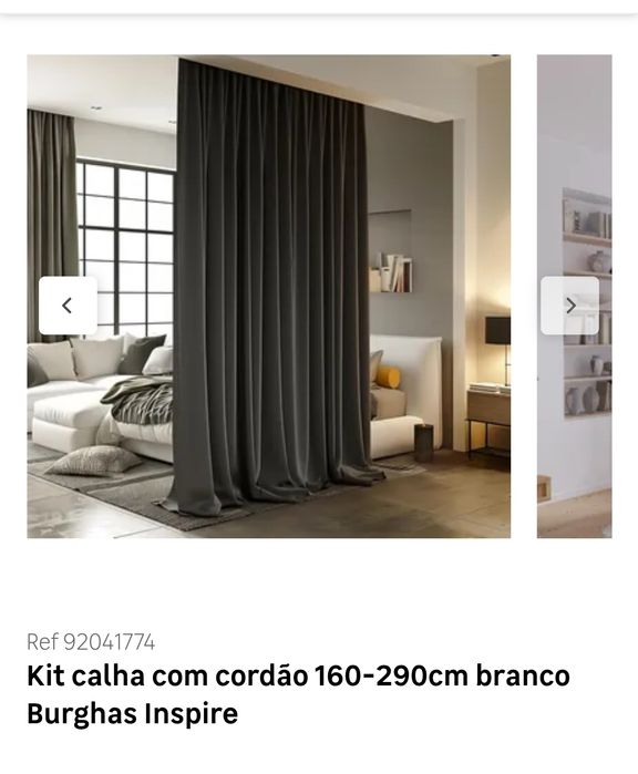 Varão 160 até 290cm novo