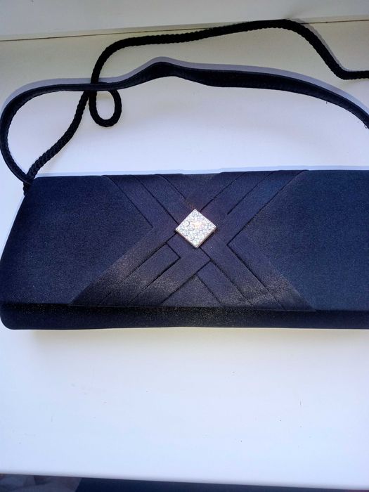 Сумка  клатч атласний