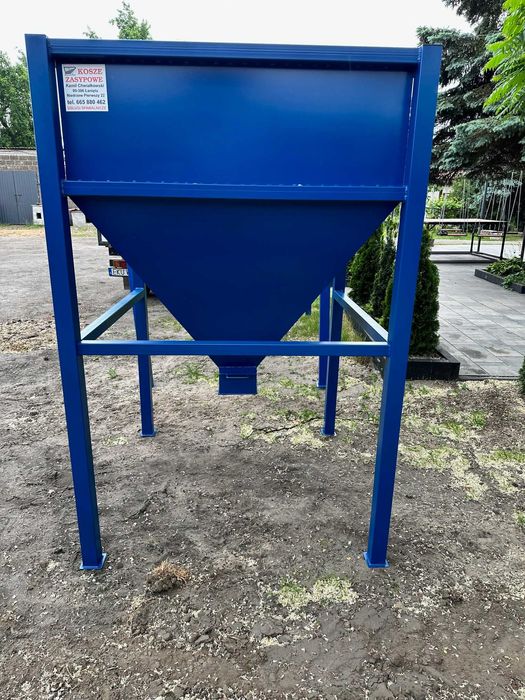 Kosz zasypowy, kosz przyjęciowy, bufor, paczkarka, zasobnik, separator