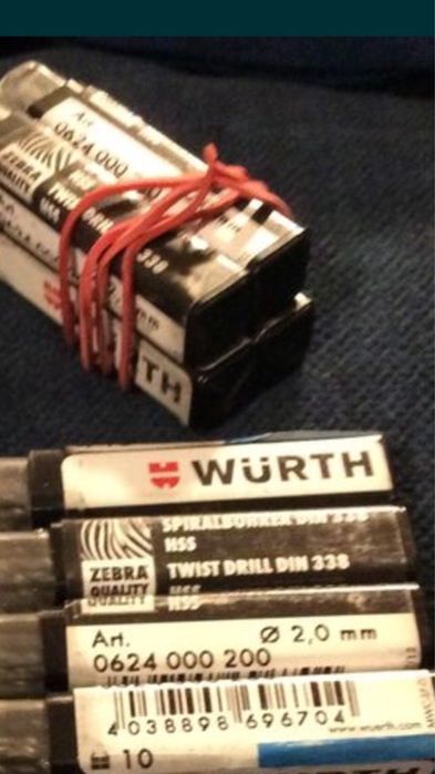 Wiertła spiralne HSS DIN 338 TYP RN