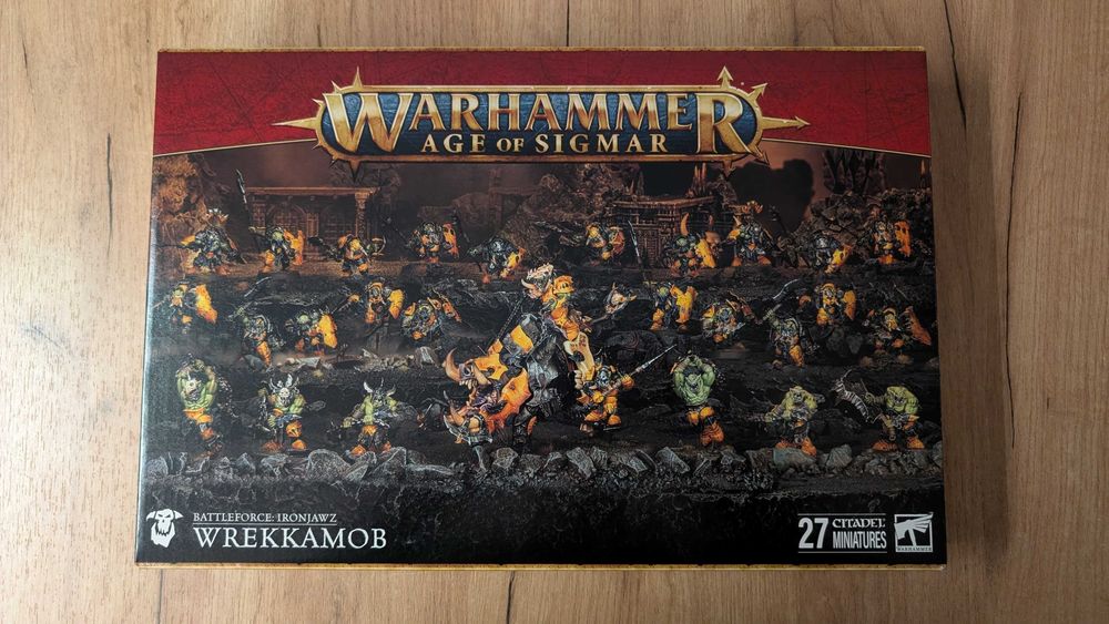 Age of Sigmar: Battleforce Orruk Ironjawz Wrekkamob