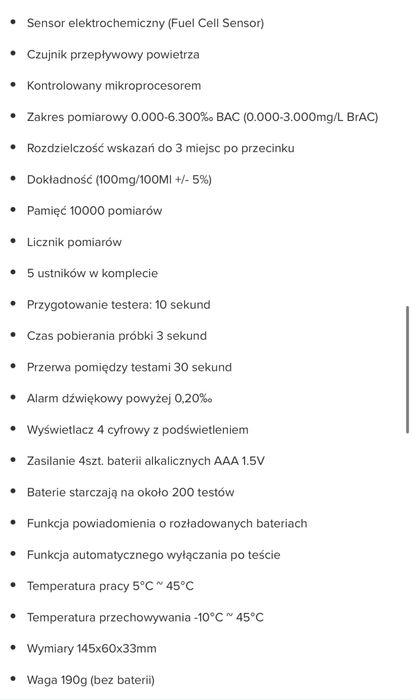 Alkomat AlcoDigital A-300