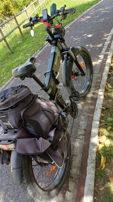 Bicicleta eléctrica ridestar com 390 miles