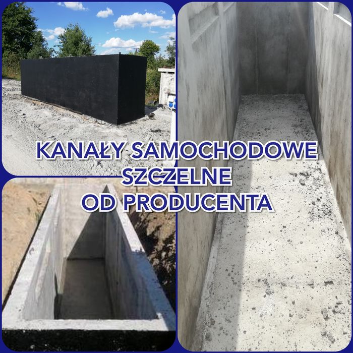 Kanał samochodowy betonowy SZCZELNY