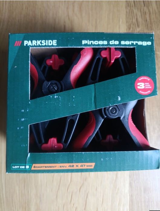 Набори струбцин, затискачів, зажимів parkside Німеччина