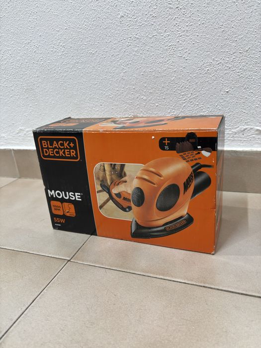 Lixadora black and decker mouse