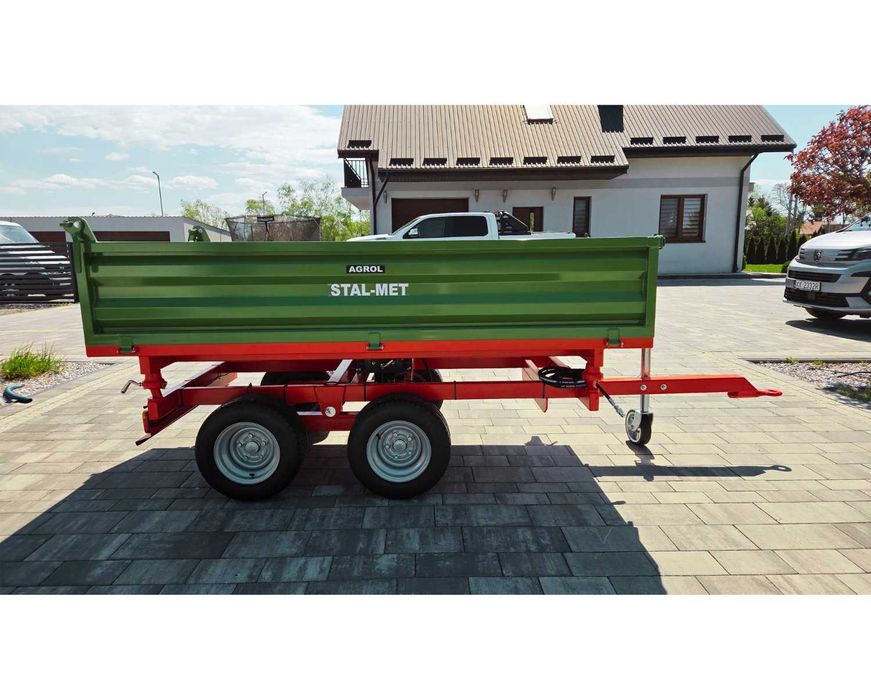 Przyczepa rolnicza do Ciągnika R-235 2.5T wywrotka 3-stronny kiper hydrauliczny producent PL dostawa cała Polska Promocja!!