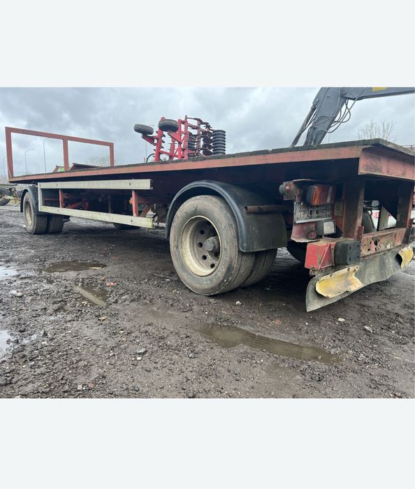 Ifa hw Huffermann przyczepa platforma 95r 7 m 18 ton do balotow