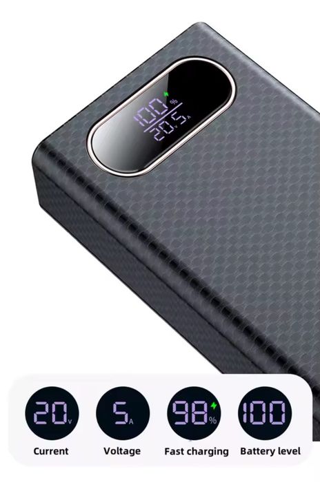 Павербанк для ноутбука, паяльника, смартфона Q6 PD 100W