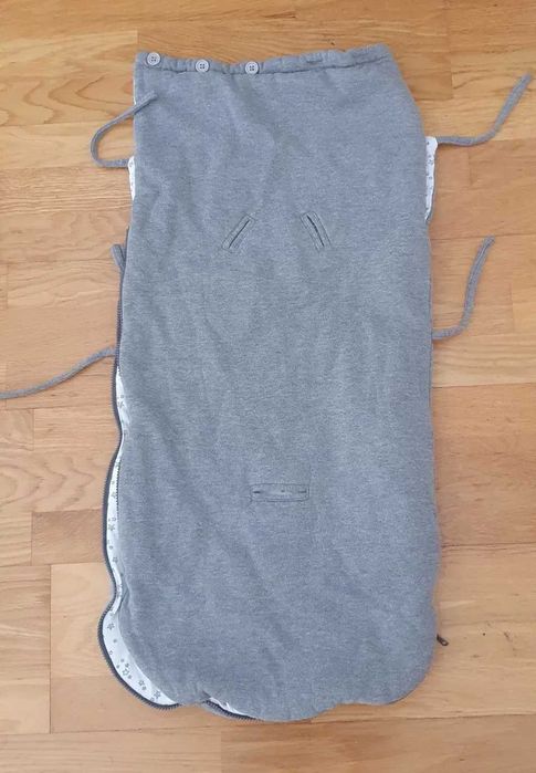 Ninho/cobertor para bebe em algodão cinza La Redoute