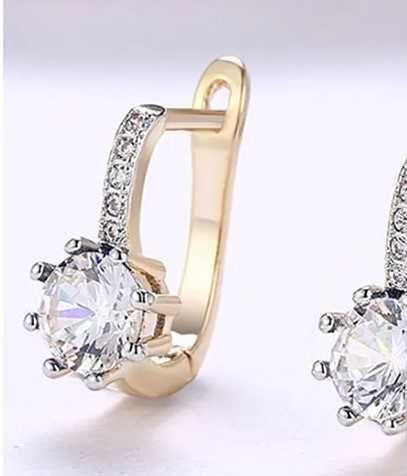 Kolczyki Srebrne925Pozłacane18kGratisy ŚWIĄTECZNE PROMOCJE !:)