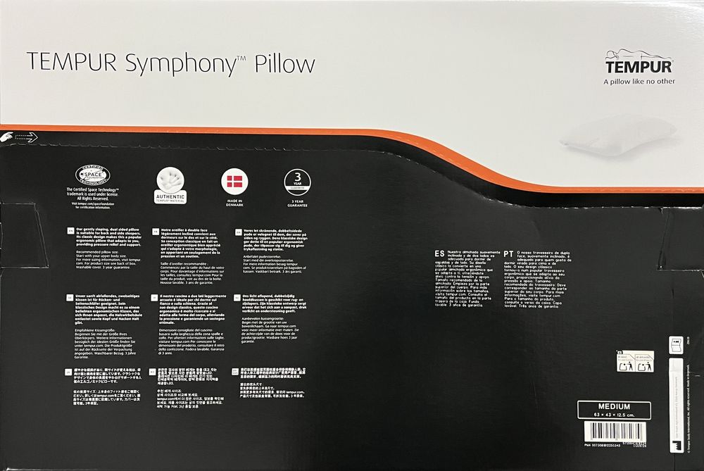 Almofada tempur symphony nova.