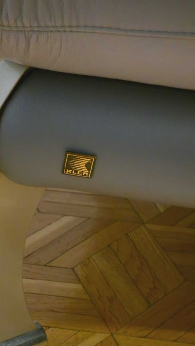 Skórzany fotel KLER, w dobrym stanie