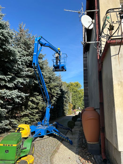 Wynajem- PODNOŚNIK zwyżka czyszczenie rynien kominy wycinka drzew