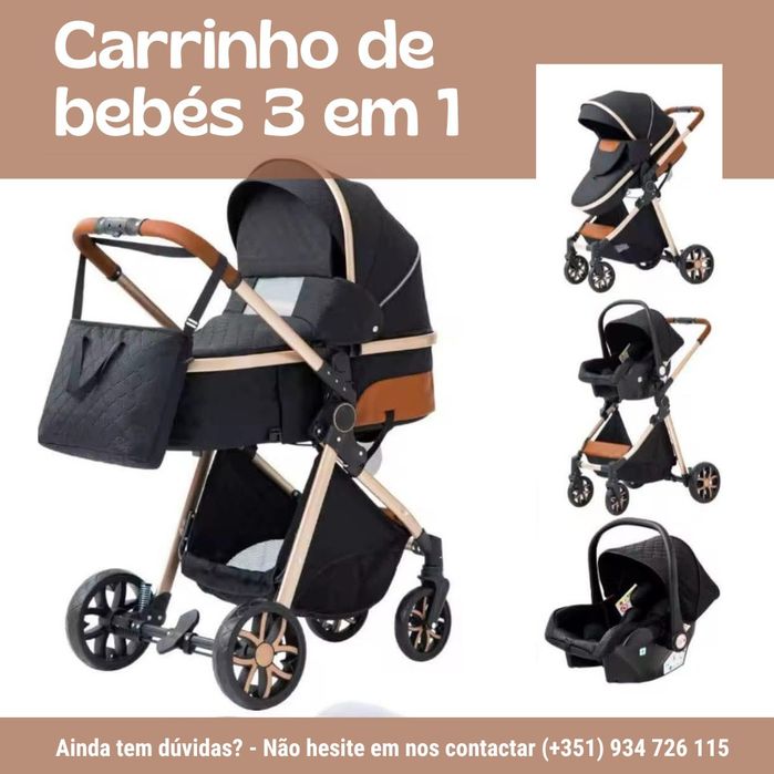 Carrinho de bebé 3em1