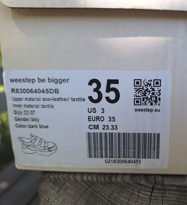 Кросівки Weestep 35розмір
