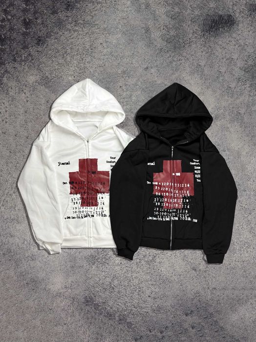 Зип худи Afterlight "Comfort Kills" opium archive balenciaga type