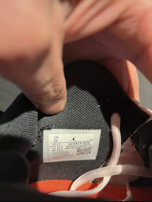Jordan 6 rings rosa 37.5